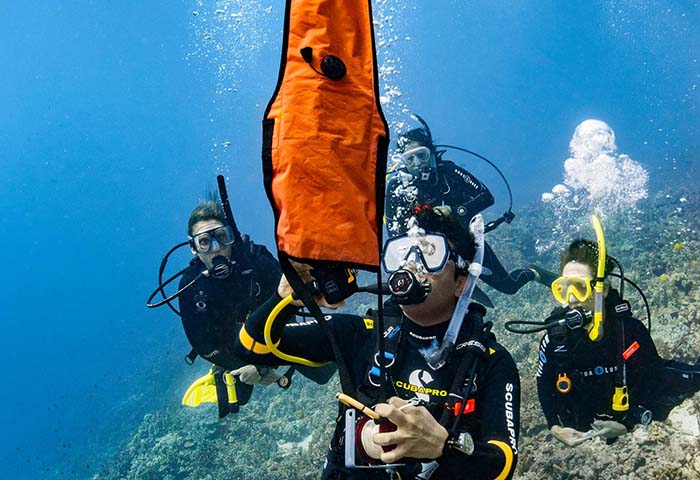 PADI Delayed Surface Marker Buoy